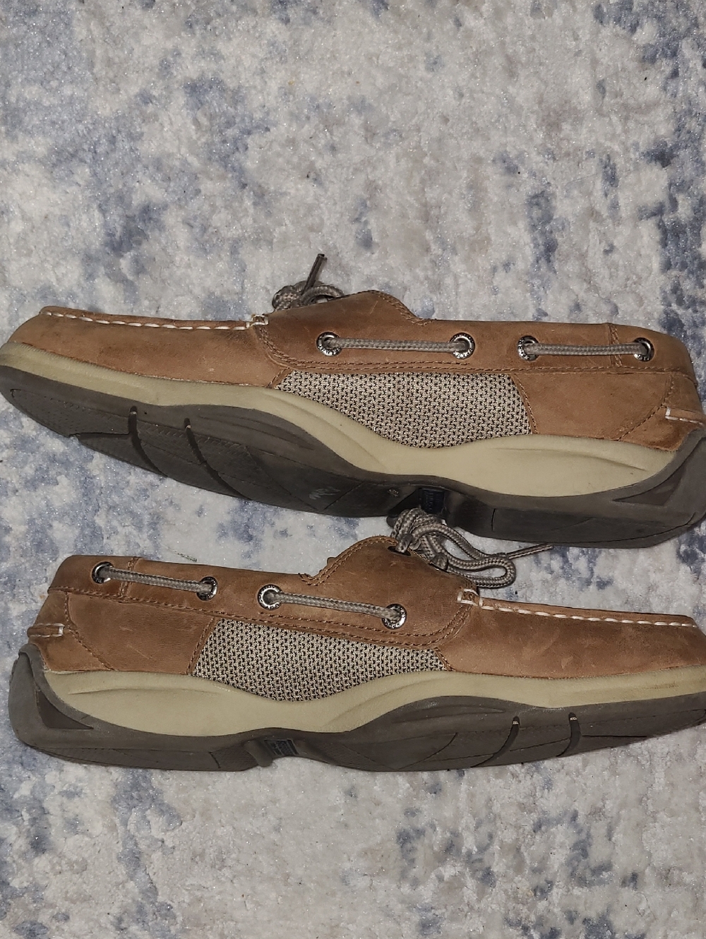 NWOT Sperry Men's Brown Leather Boat Shoes - Classic Deck Style - Picture 9 of 11